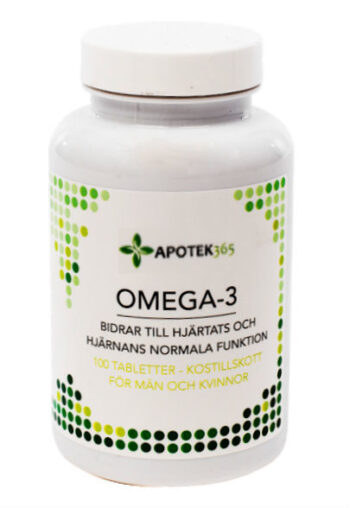 Apotek365 Omega-3 100 kapslar