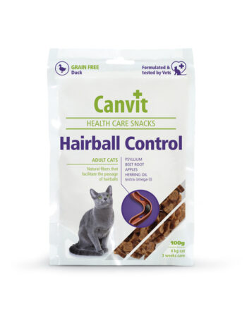 Canvit Health Care Snacks Kattgodis - Mot Hårbollar 100g